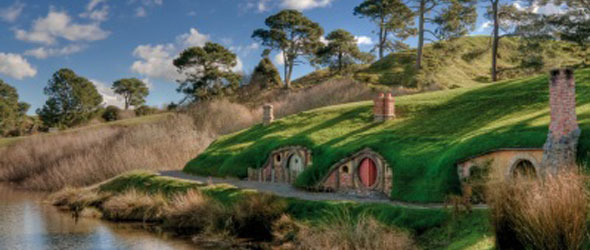 Thousands of international visitors each year visit Hobbiton village