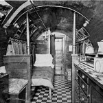 Inside Mobil Log Cabin